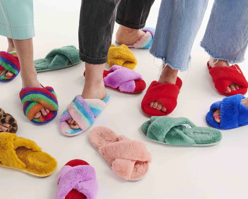Adult Slippers: Blush Pink