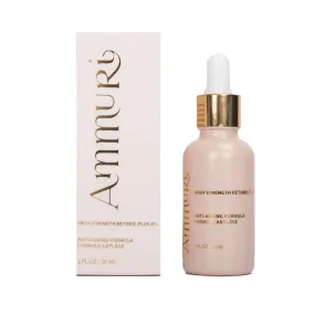 Ammuri Retinol Serum (4% Retinol) PLUS HIGH STRENGTH ANTI AGING Formula for Anti Wrinkles & Acne 4% Retinol