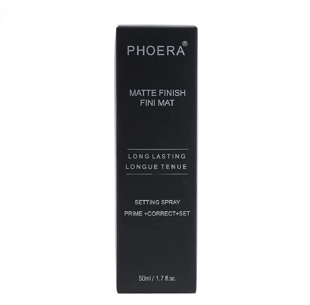 AQUAPURITY Phoera Makeup Setting Spray Matte Finish, Makeup Sealer Spray Long Lasting16Hr Wear Face Make Up Foundation 3 In 1 Fixer, Primer & Corrector Light Weight Beauty Blender (SETTING SPRAY 50ML)