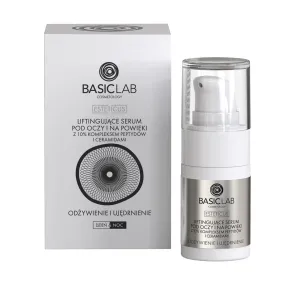 BasicLab Lifting Eye and Eyelid Serum with 10% Complex of Peptides and Ceramides 15ml