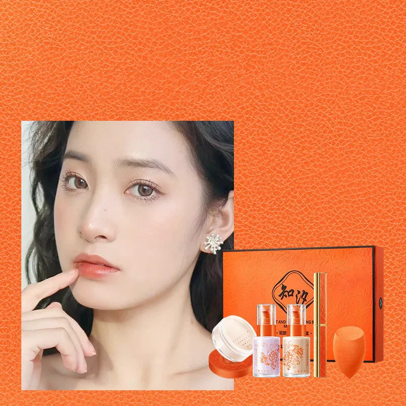 BB Cream Face Base Foundation Light Fog Makeup Set