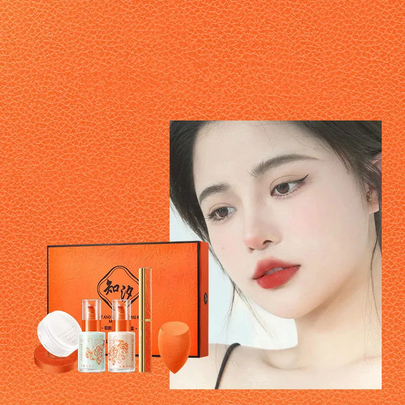BB Cream Face Base Foundation Light Fog Makeup Set