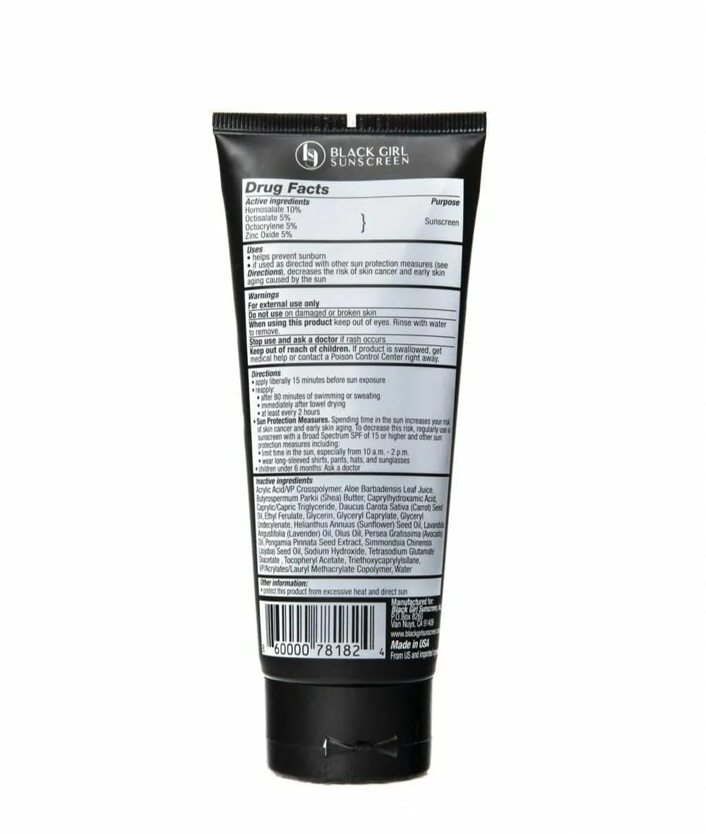 Black Girl Sunscreen Make It Hybrid SPF 50 Sunscreen Lotion 3oz
