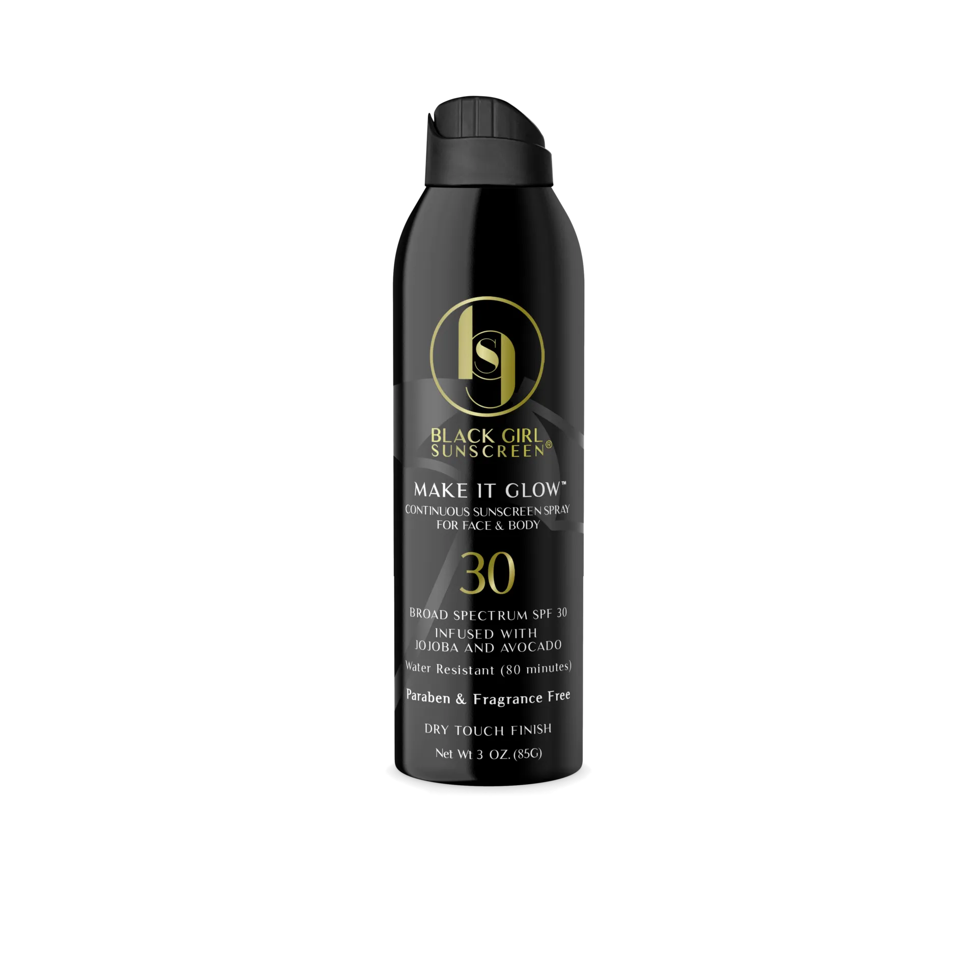 BLACK GIRL SUNSCREEN SPF 30 SPRAY - MAKE IT GLOW