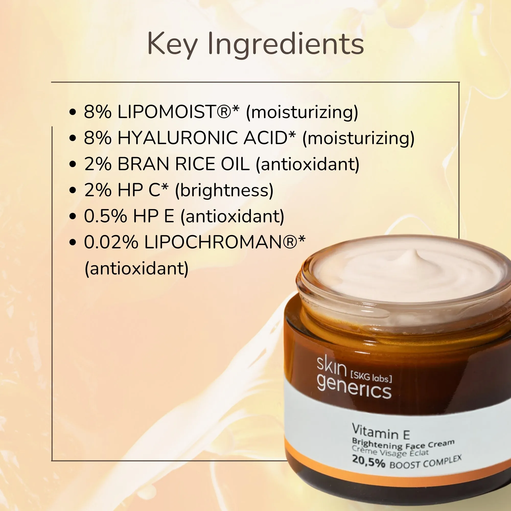 Brightening Face Cream With Vitamin E