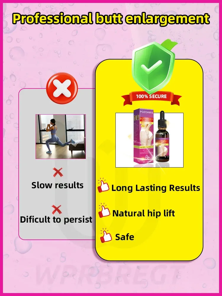 Buttocks Enlargement Oil – Natural Butt Lift and Size Enhancement Treatment