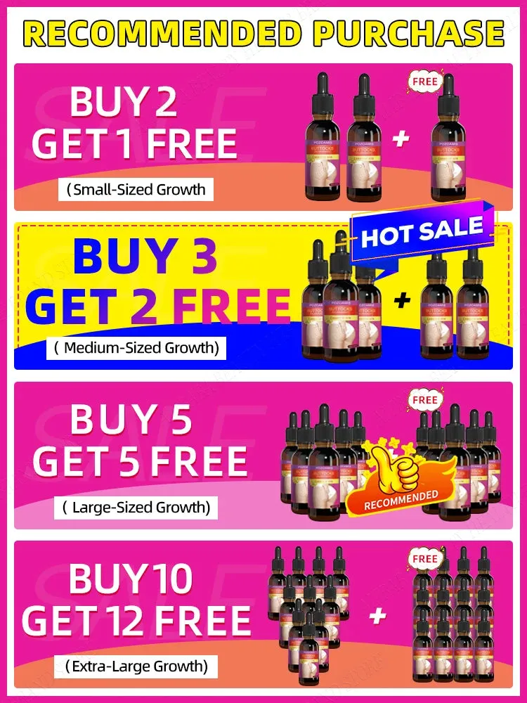 Buttocks Enlargement Oil – Natural Butt Lift and Size Enhancement Treatment