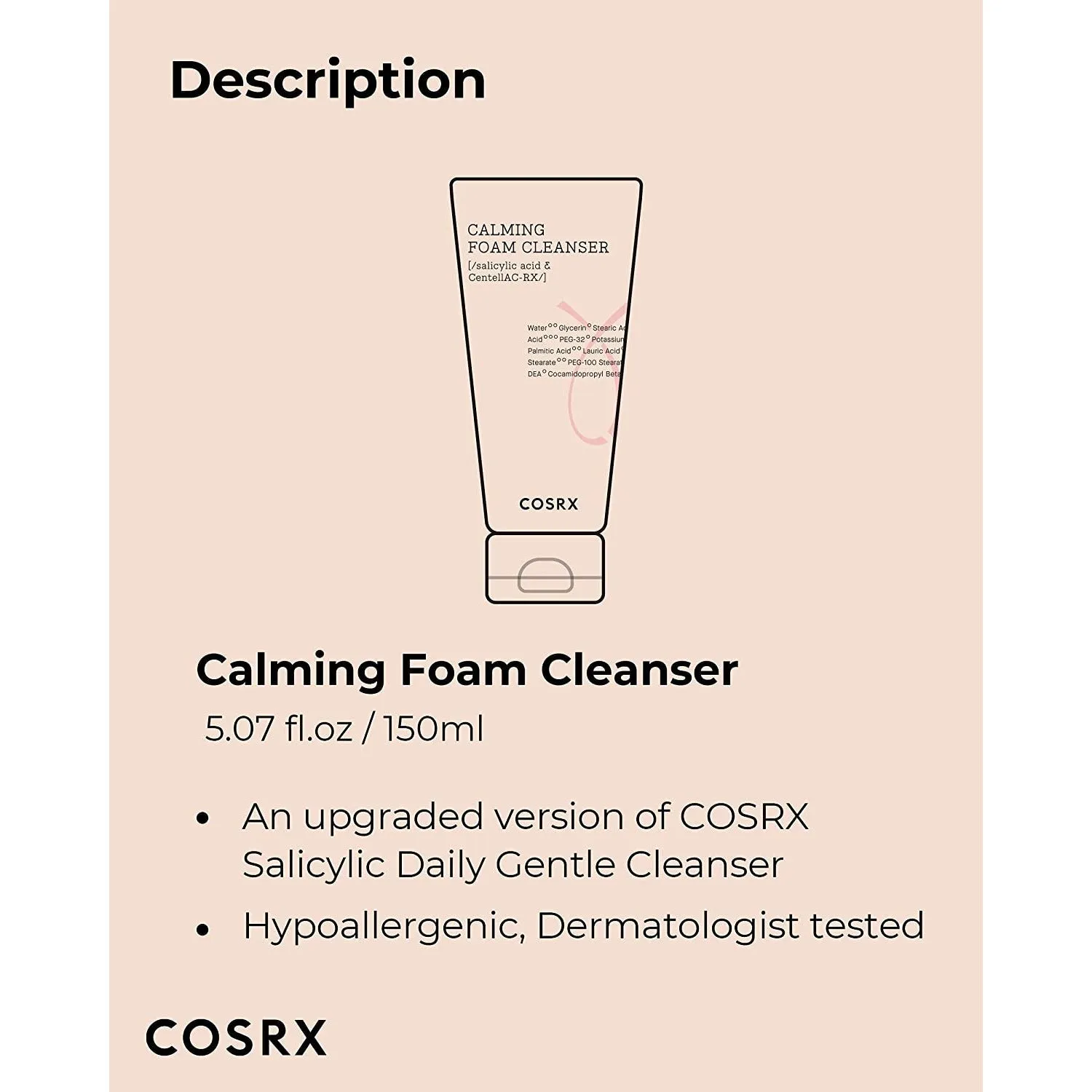 COSRX Calming Foam Cleanser 150ml