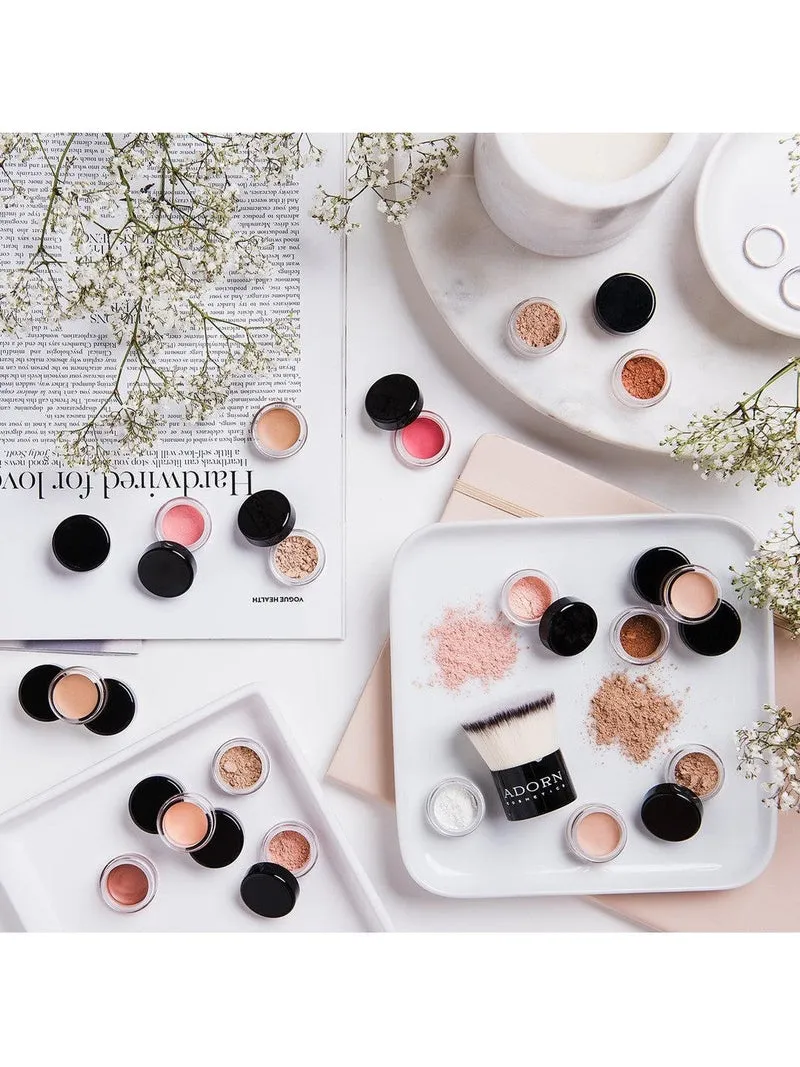 Discover Adorn Mineral Makeup Trial Box   Vegan Brushes