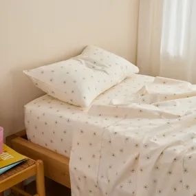 Eden Cotton - Daisy Print Kids Pillowcases