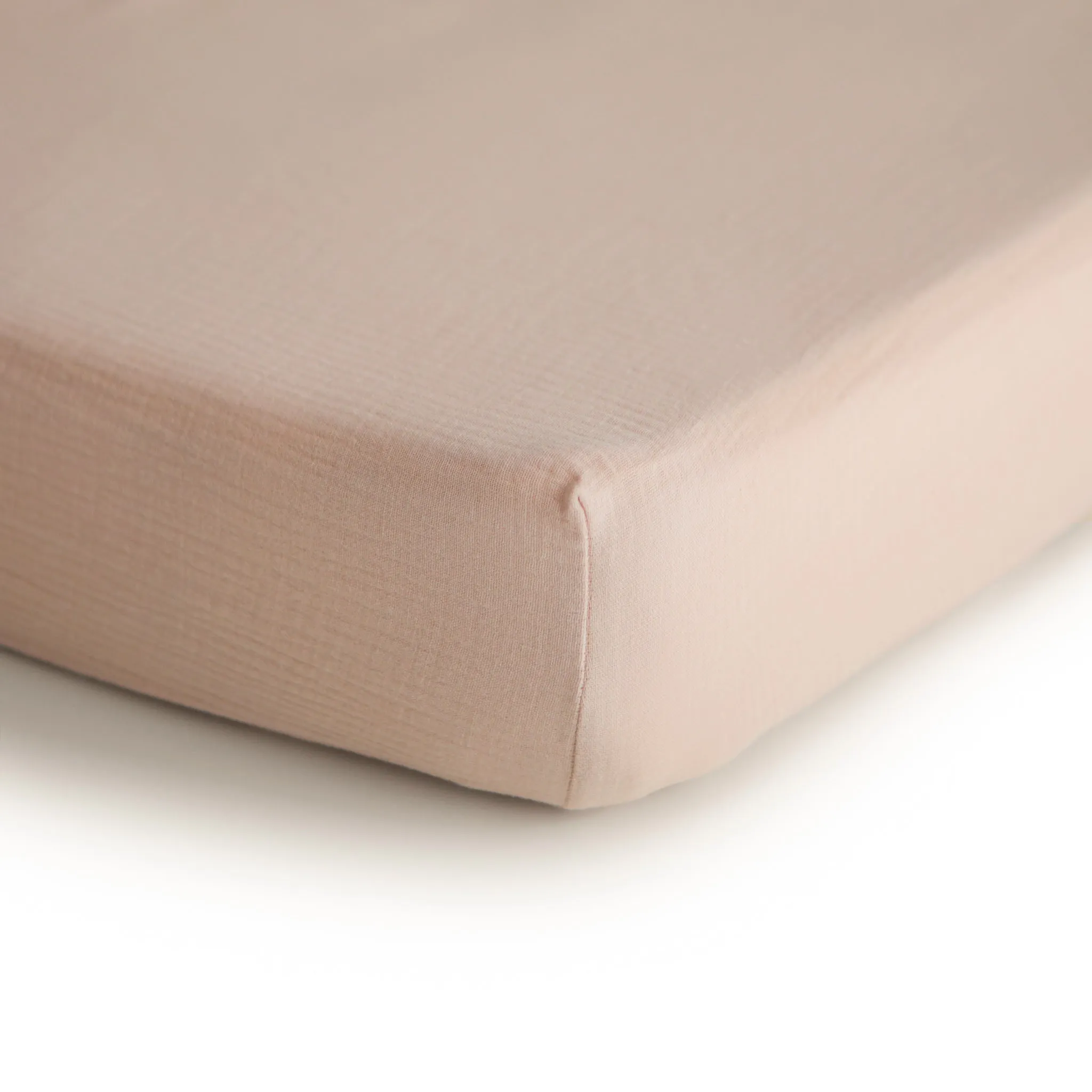 Extra Soft Muslin Crib Sheet - Blush