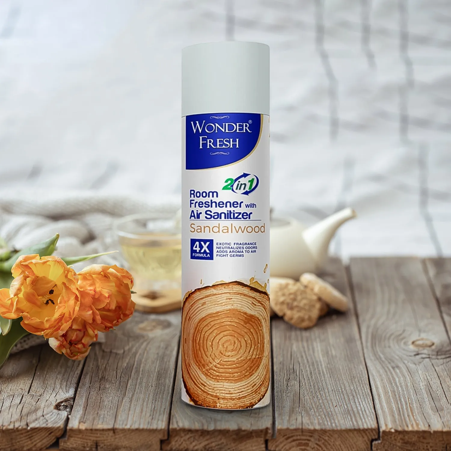 Fresh Air Sandalwood Fragrance Spray for Home (125g)
