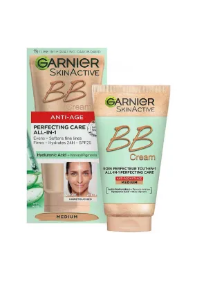 Garniergarnier Anti-Age Bb Cream Spf 25 Tinted Moisturiser 50ml Medium - Medium