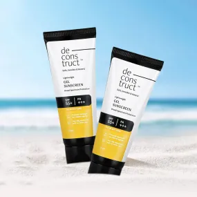 Gel Sunscreen Combo For Oily Skin - Spf 55  And Pa   