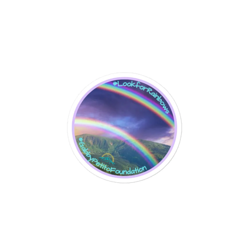 #LookforRainbows Bubble-free stickers