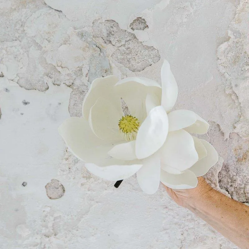 Magnolia Blossom Pick, 8"L - Weston Farms