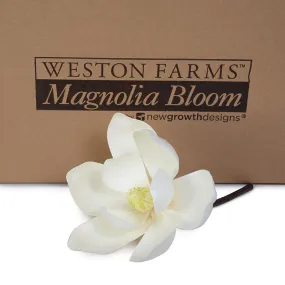 Magnolia Blossom Pick, 8"L - Weston Farms