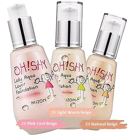 MIZON Oh! Shy Lady Aqua Layer Foundation [SPF 25/ PA  ] 55ml, Select