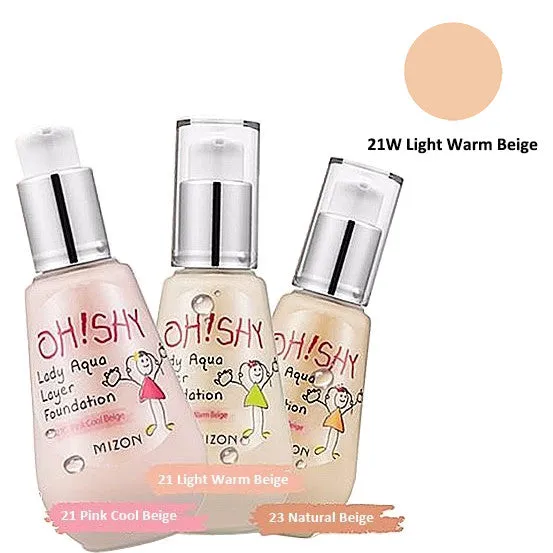 MIZON Oh! Shy Lady Aqua Layer Foundation [SPF 25/ PA  ] 55ml, Select