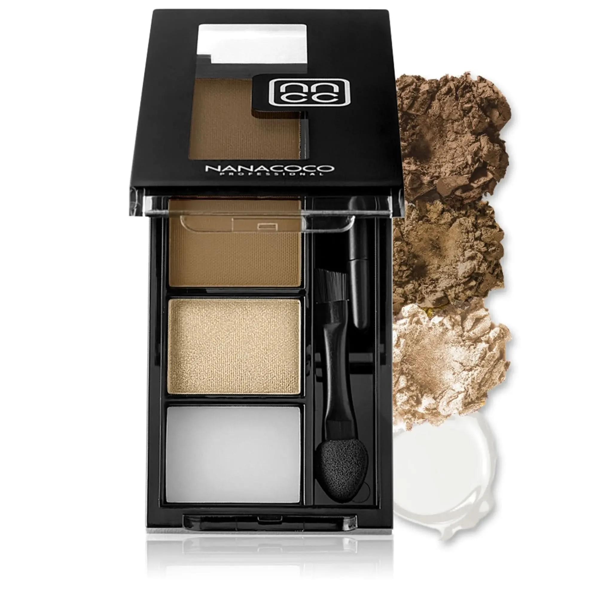 NANACOCO PRO Browstylers Powder Kit 3.8g (Light Brown)