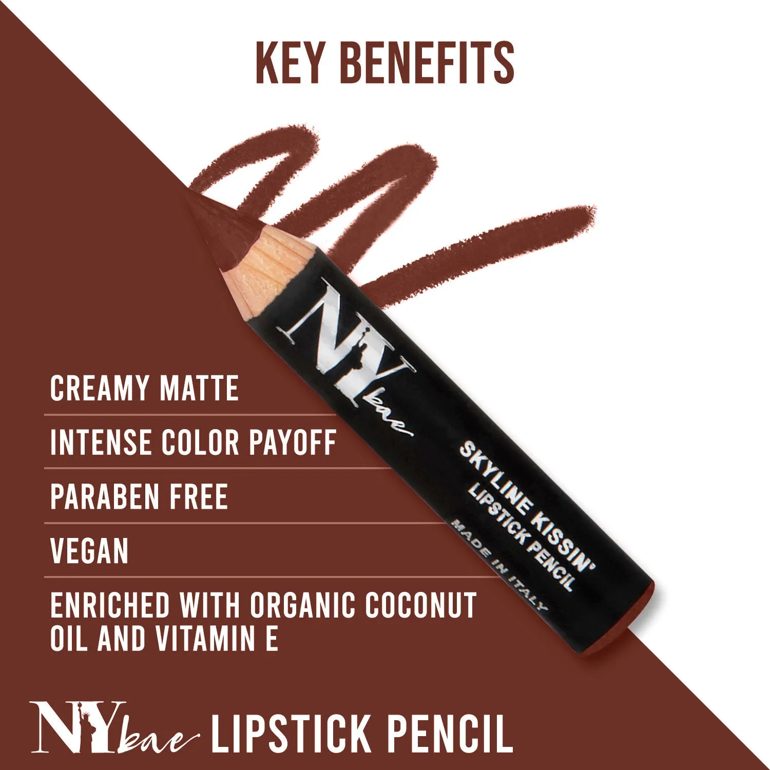 NY Bae Skyline Kissin' - Mini Lip Crayon Brooklyn Skyline Kissin' 2 (1.5g)