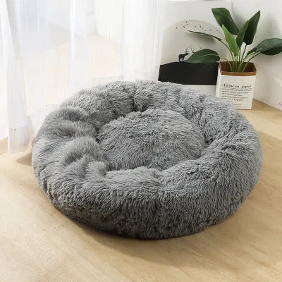 Pet Round Plush Cat Bed Matress