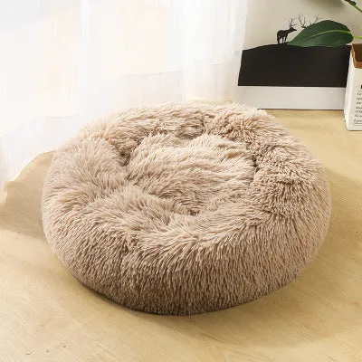Pet Round Plush Cat Bed Matress