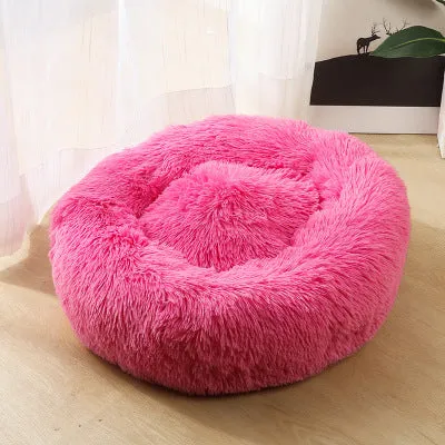 Pet Round Plush Cat Bed Matress