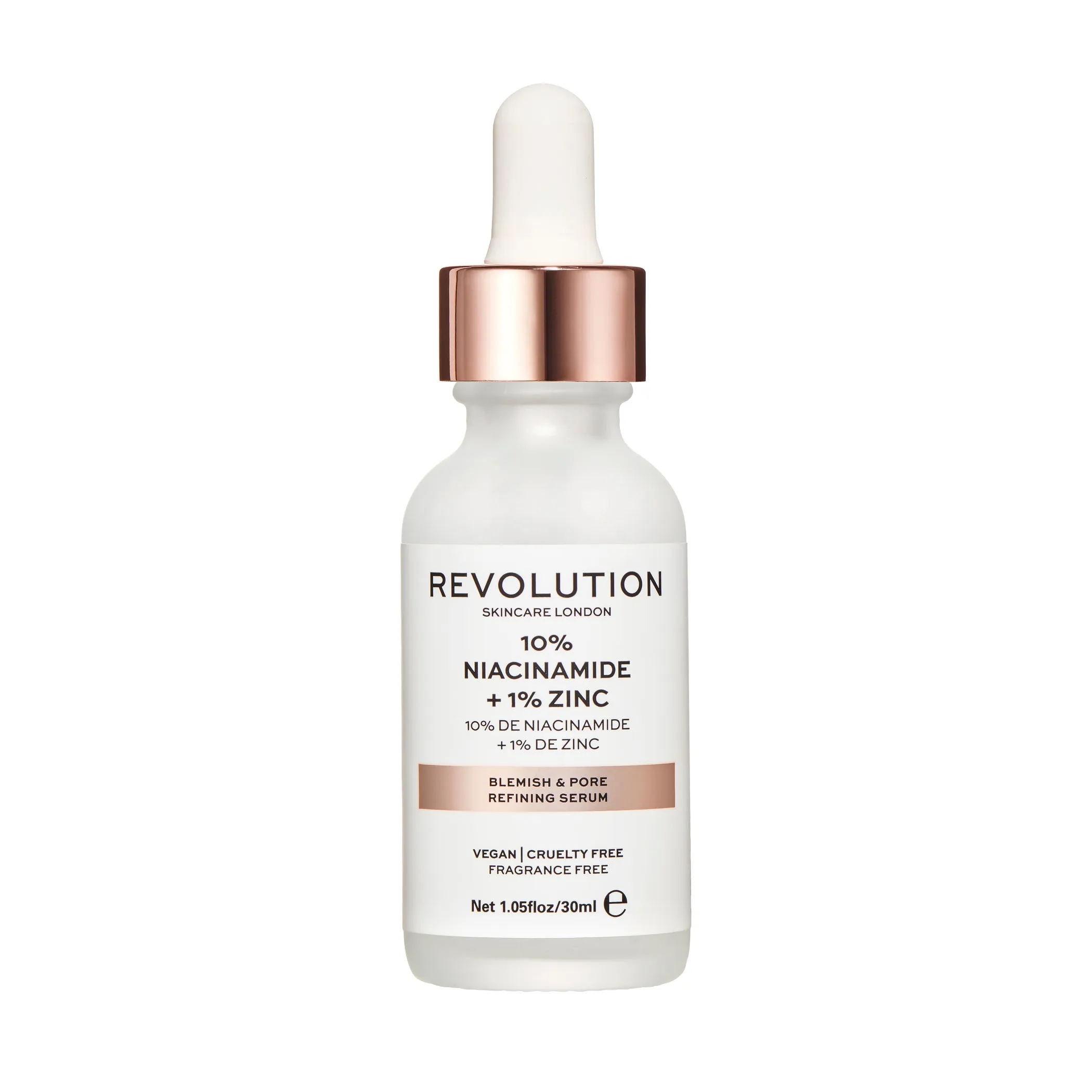 Revolution Skincare Blemish and Pore Refining Serum - 10% Niacinamide   1% Zinc