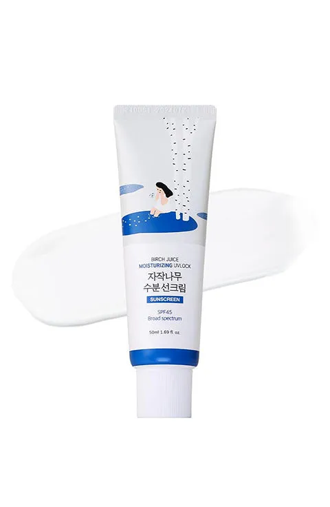 [ROUND LAB] Birch Moisturizing Sunscreen UV Lock SPF 45  Broad Spectrum(50Ml/1.69fl.oz)