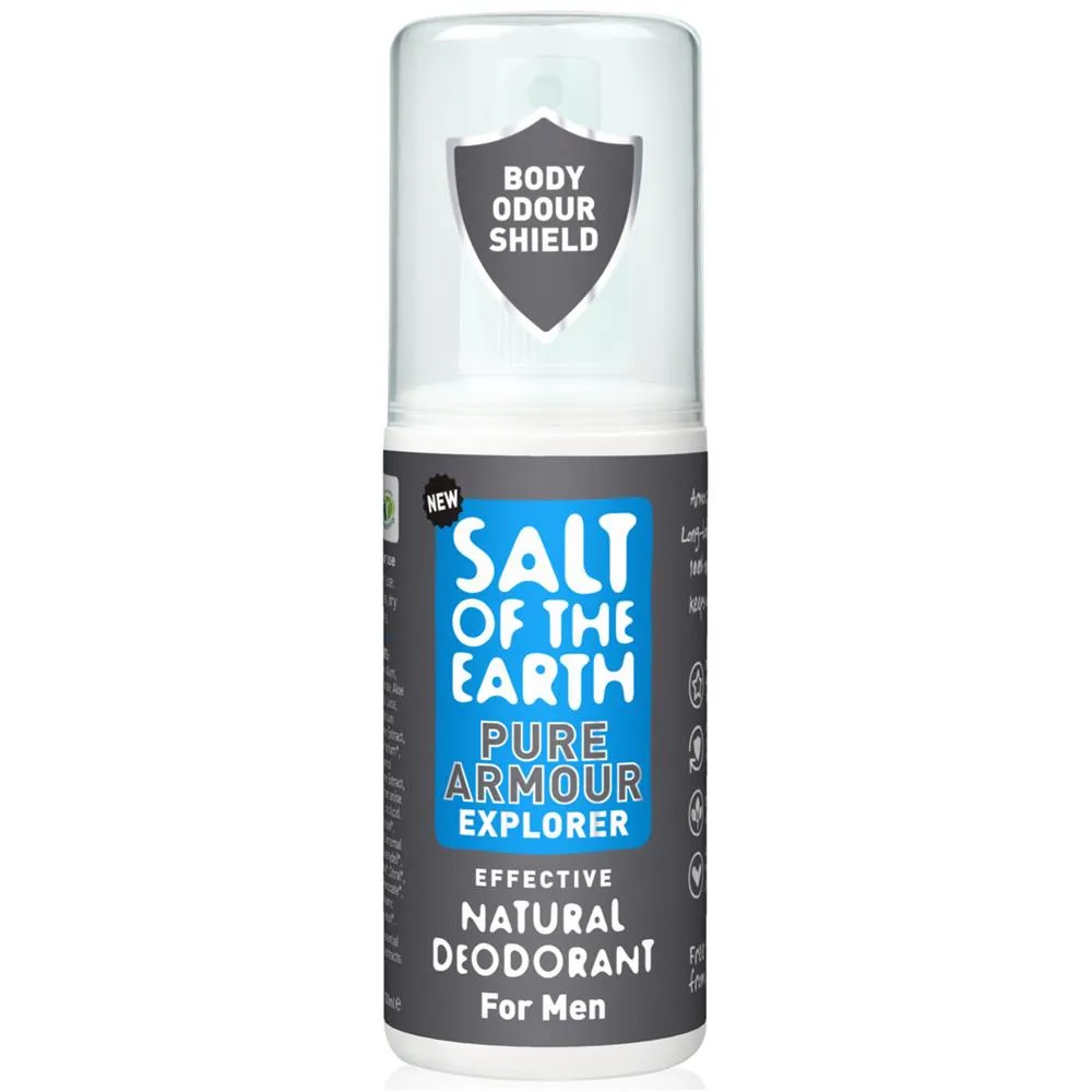 Salt Of the Earth Pure Armour Explorer Nat Deodorant S 100ml