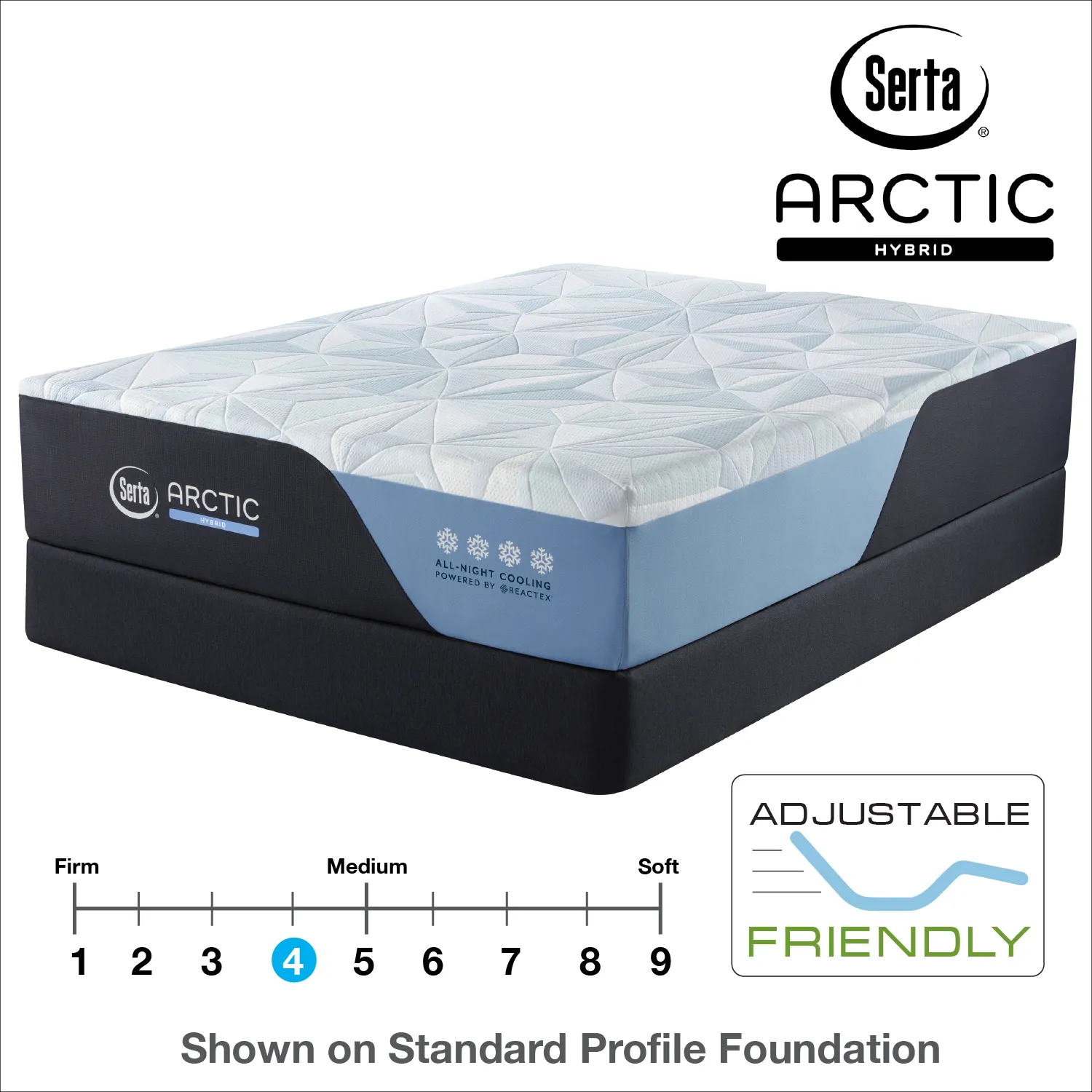 Serta Arctic 13.5" Medium Hybrid Mattress