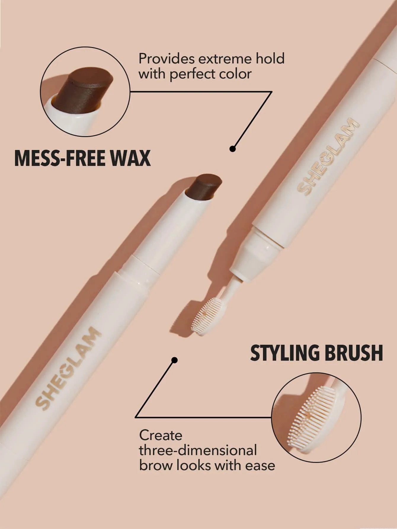 SHEGLAM Brow Raising Wax Stick Taupe