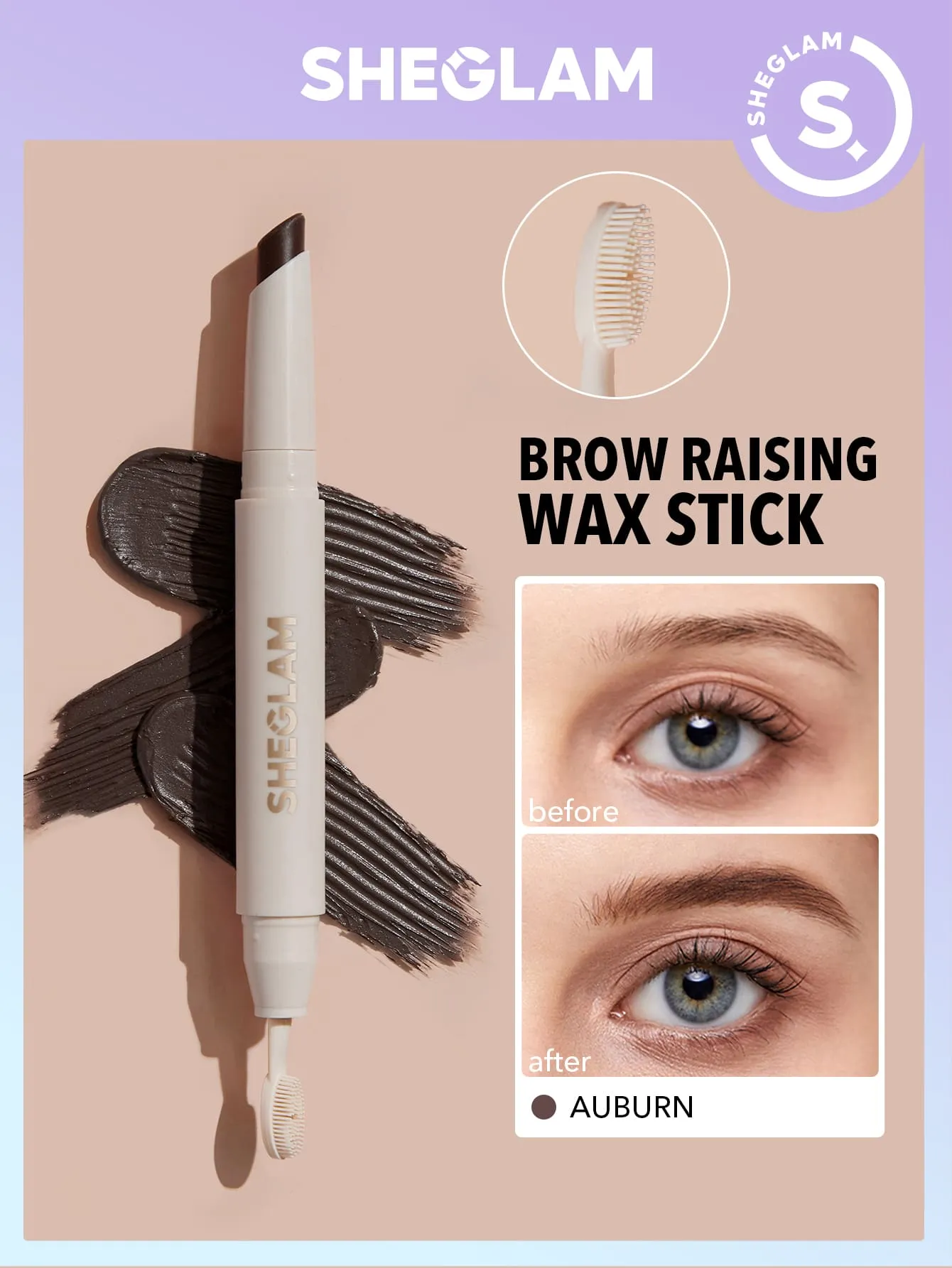 SHEGLAM Brow Raising Wax Stick Taupe