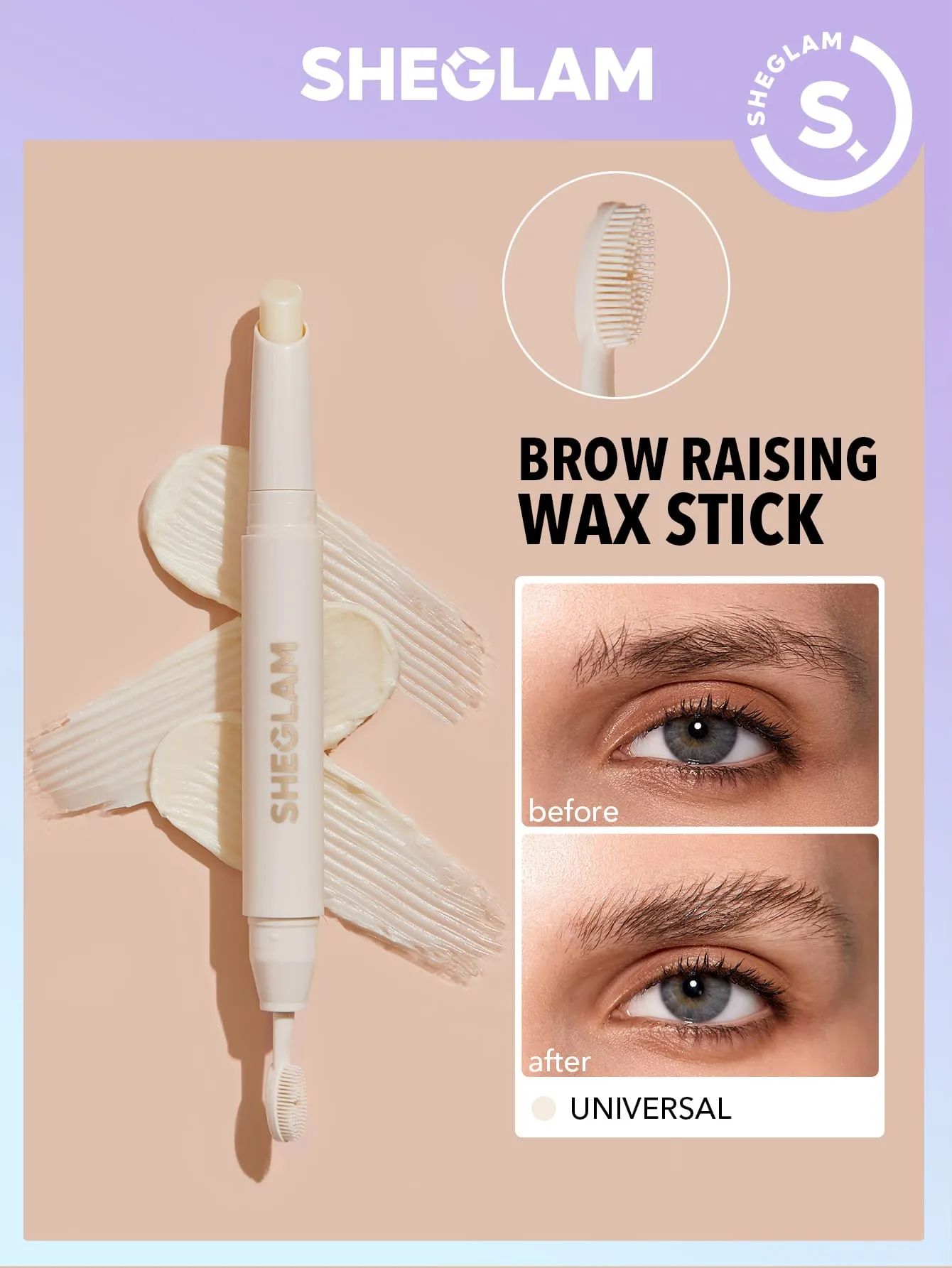 SHEGLAM Brow Raising Wax Stick Taupe