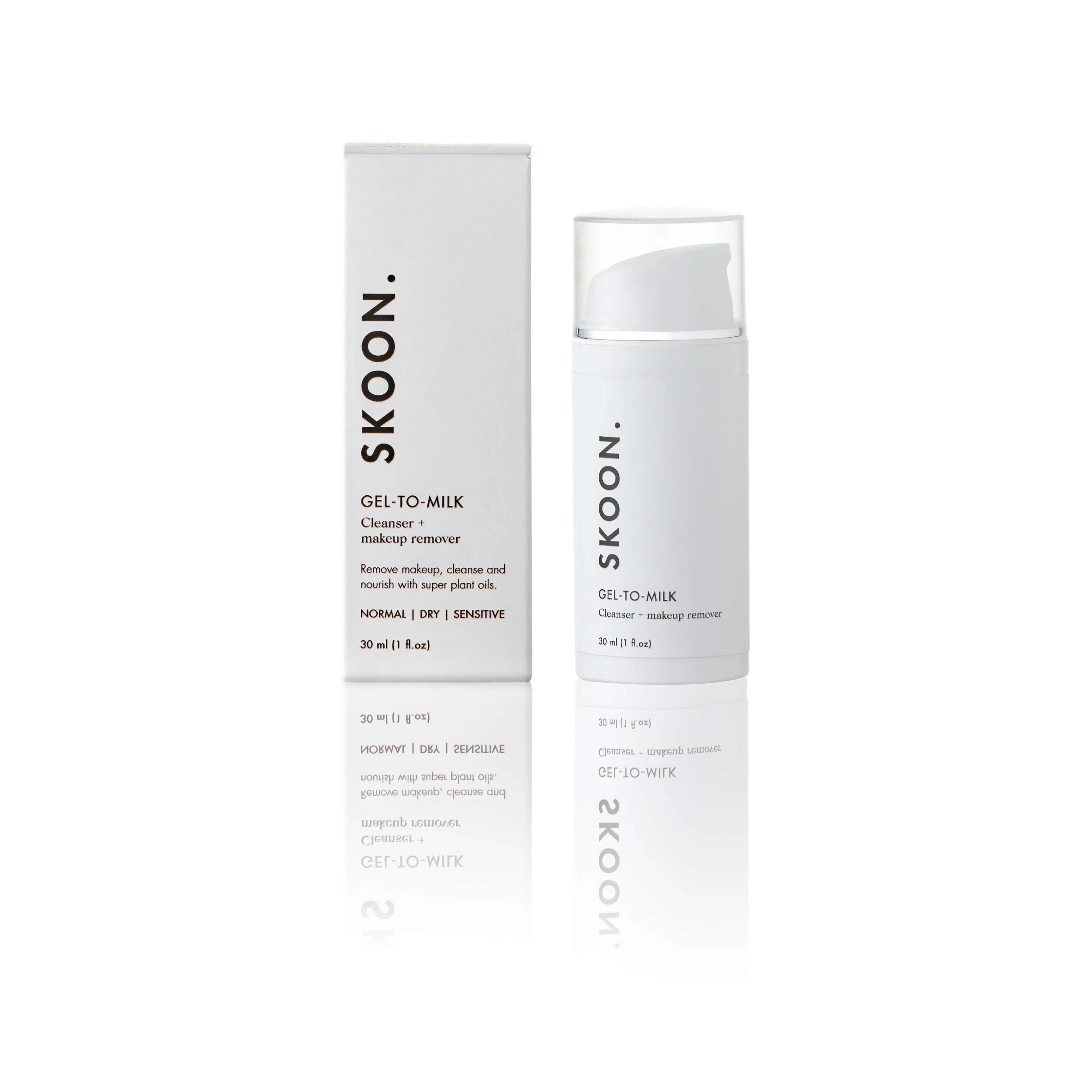 SKOON. GEL-TO-MILK Cleanser   make-up remover