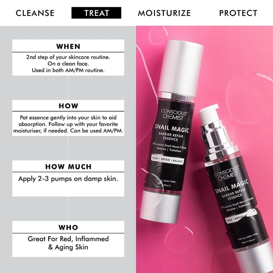 Snail Mucin Essence | Barrier Repair | 97% Concentrated Snail Mucin | 50 ml