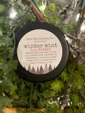 Winter Mint Lip Butter |  Organic & Natural Lip Balm